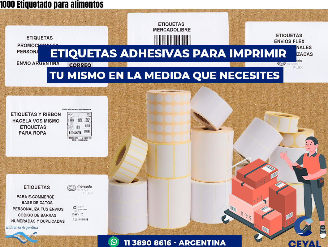 1000 Etiquetado para alimentos