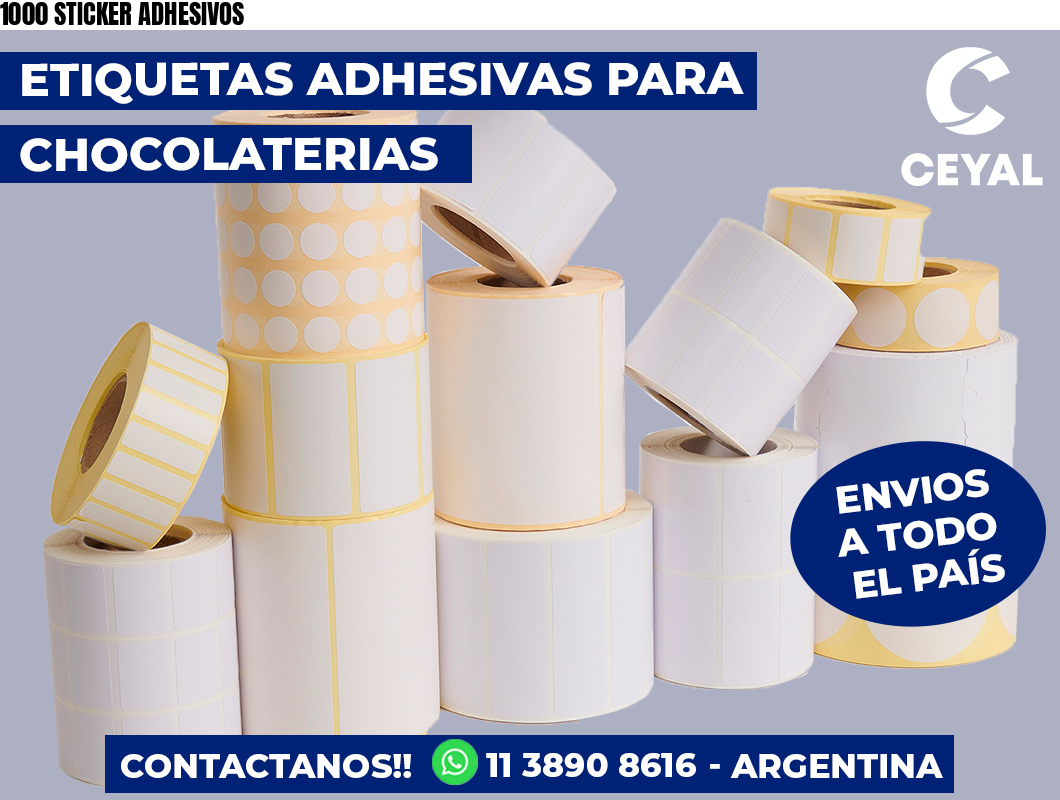 1000 STICKER ADHESIVOS