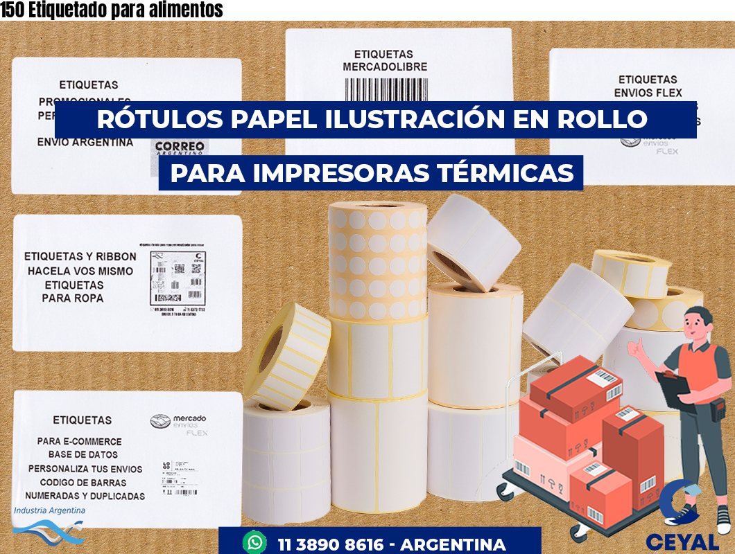 150 Etiquetado para alimentos