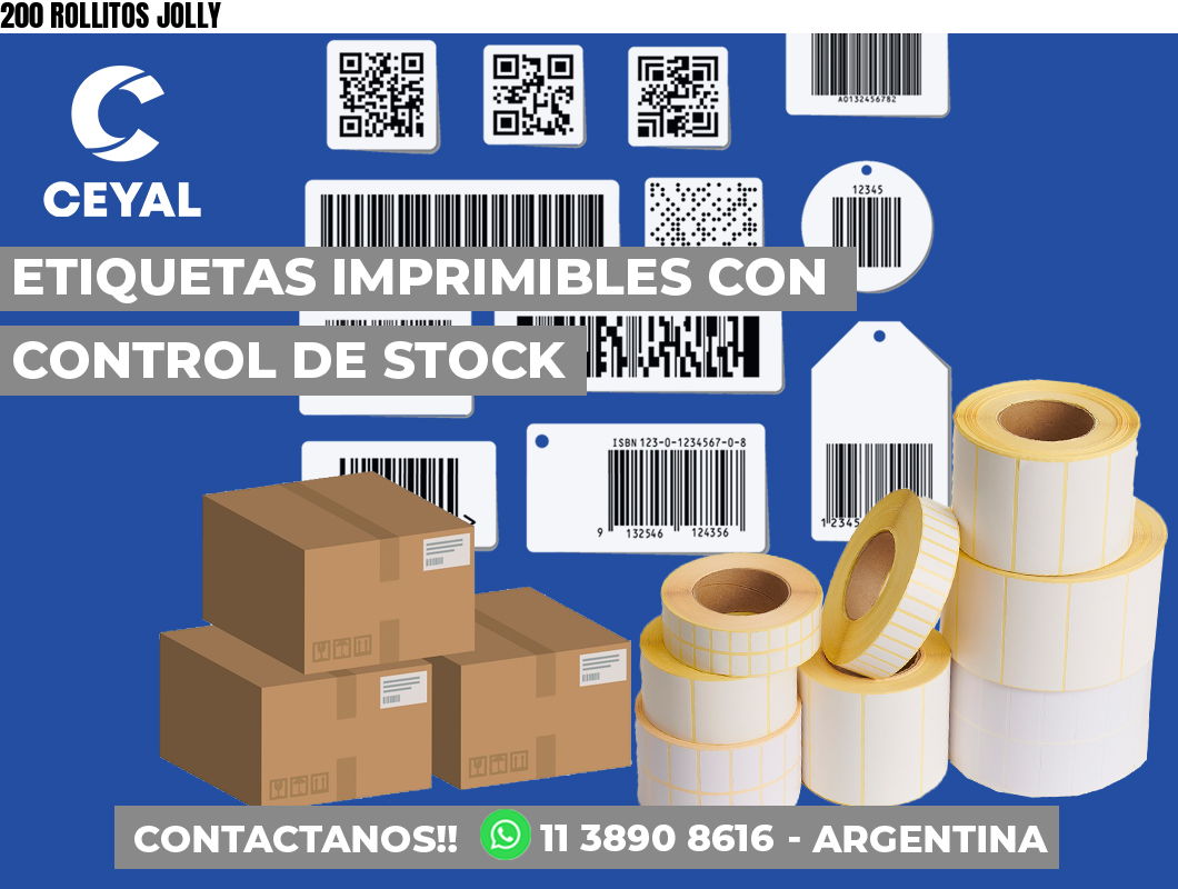 200 ROLLITOS JOLLY