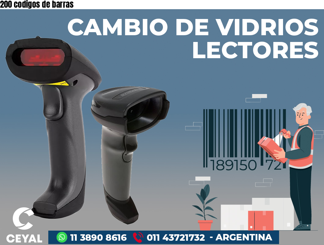 200 codigos de barras