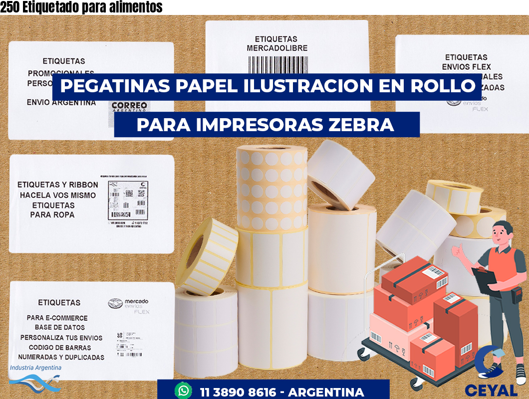 250 Etiquetado para alimentos