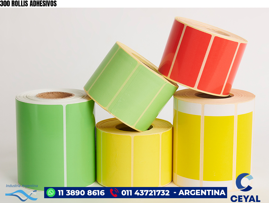 300 ROLLIS ADHESIVOS