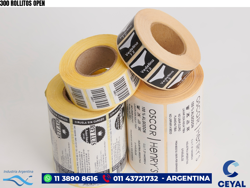 300 ROLLITOS OPEN
