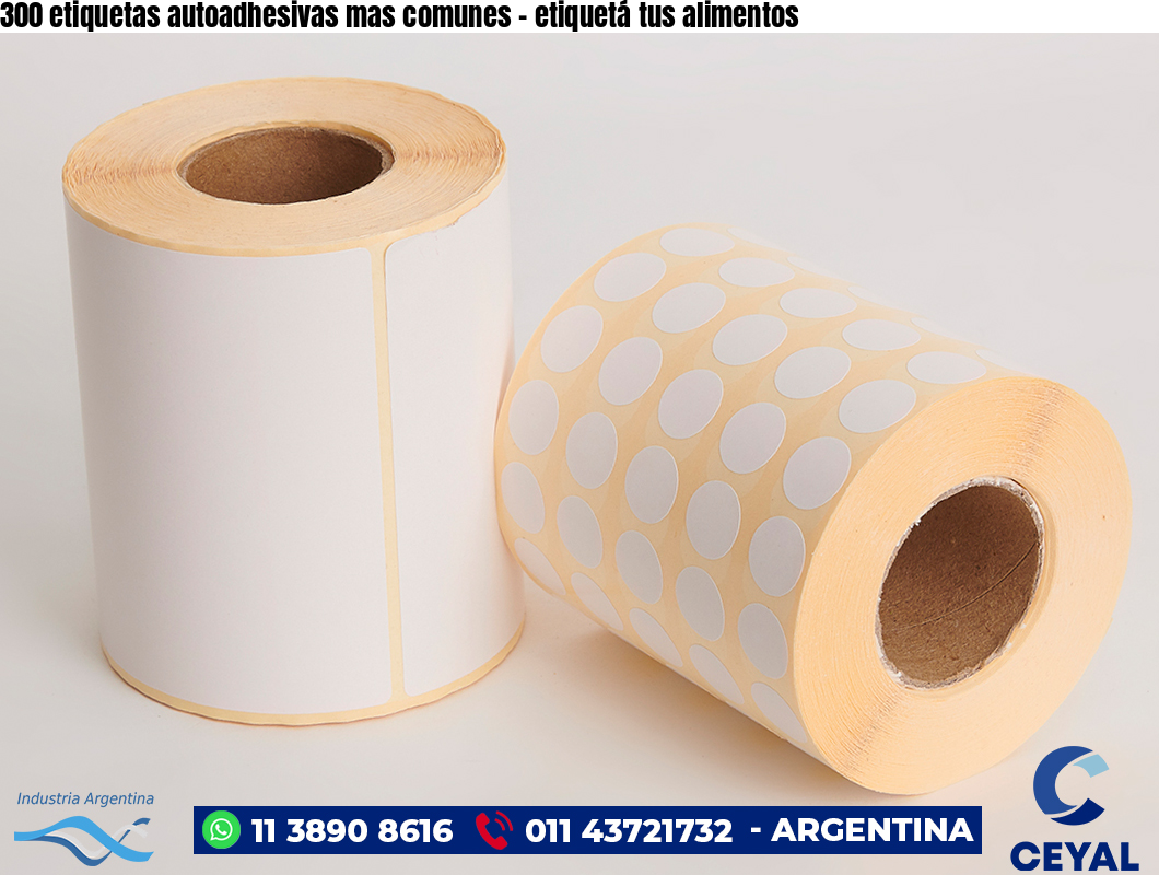 300 etiquetas autoadhesivas mas comunes – etiquetá tus alimentos