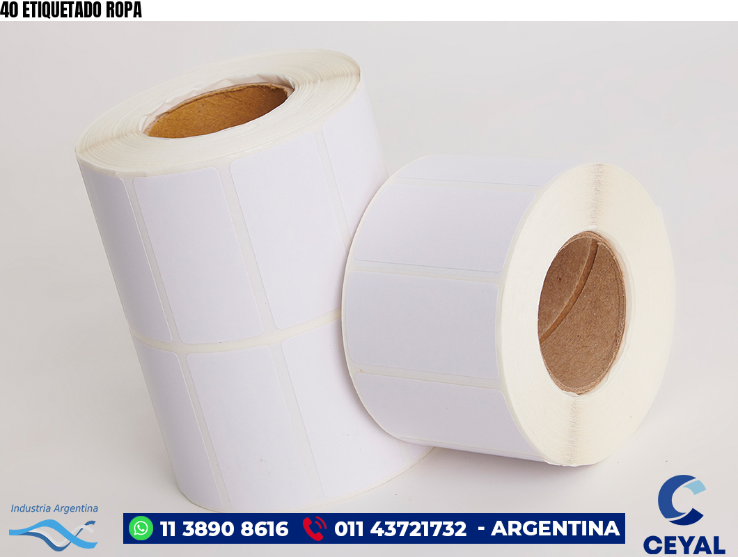 40 ETIQUETADO ROPA