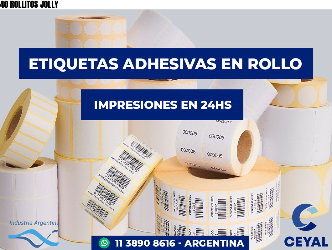 40 ROLLITOS JOLLY