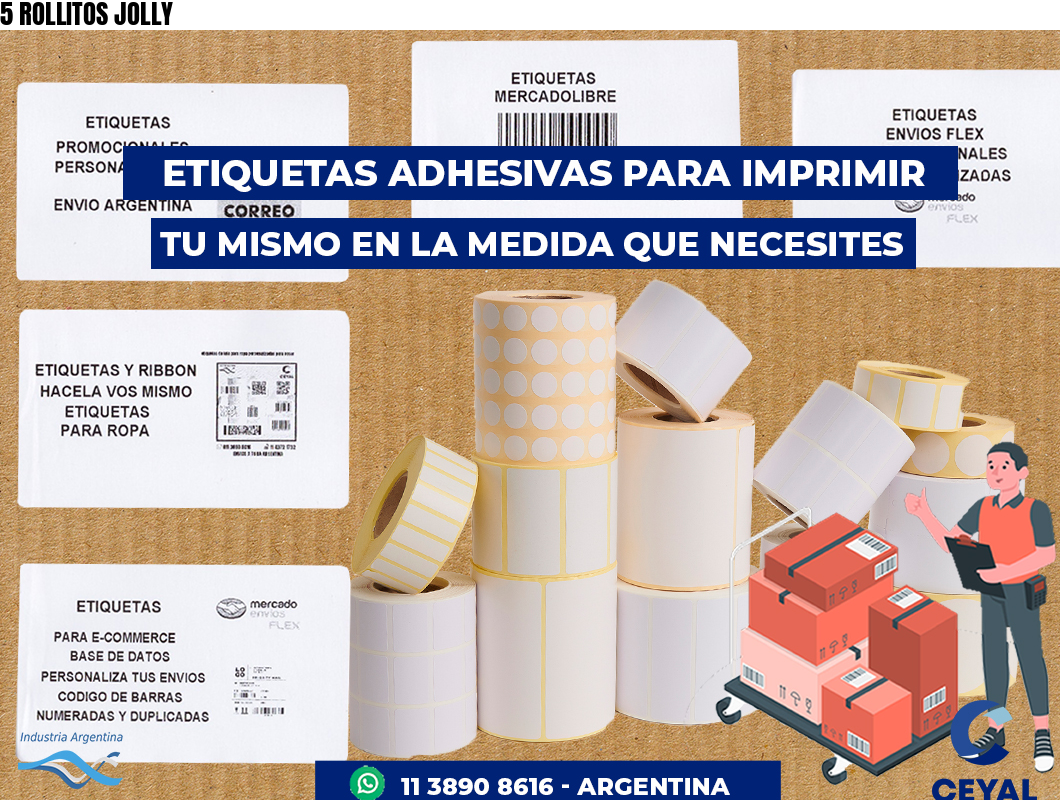 5 ROLLITOS JOLLY