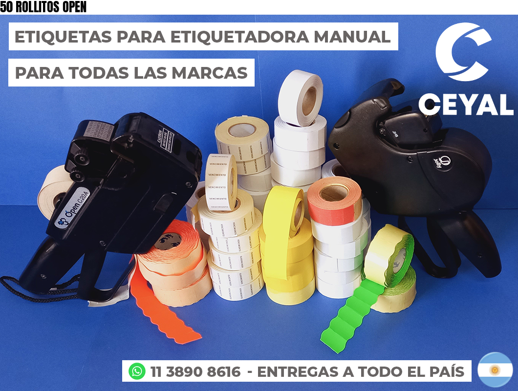 50 ROLLITOS OPEN