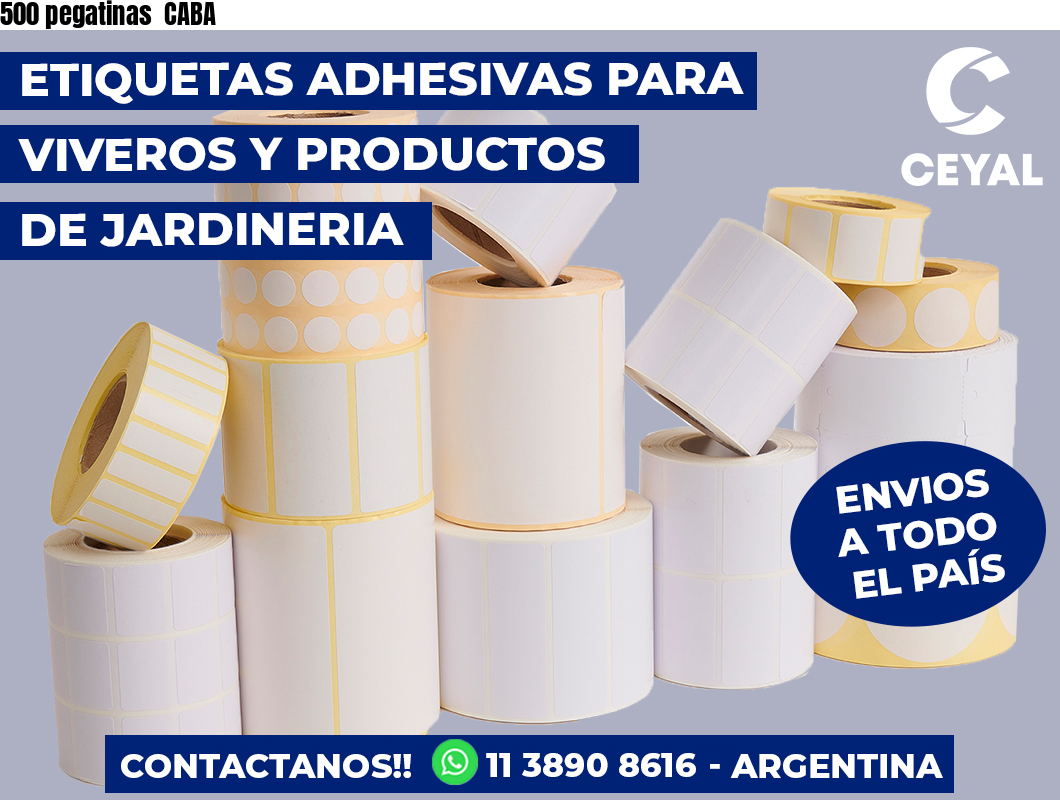 500 pegatinas CABA