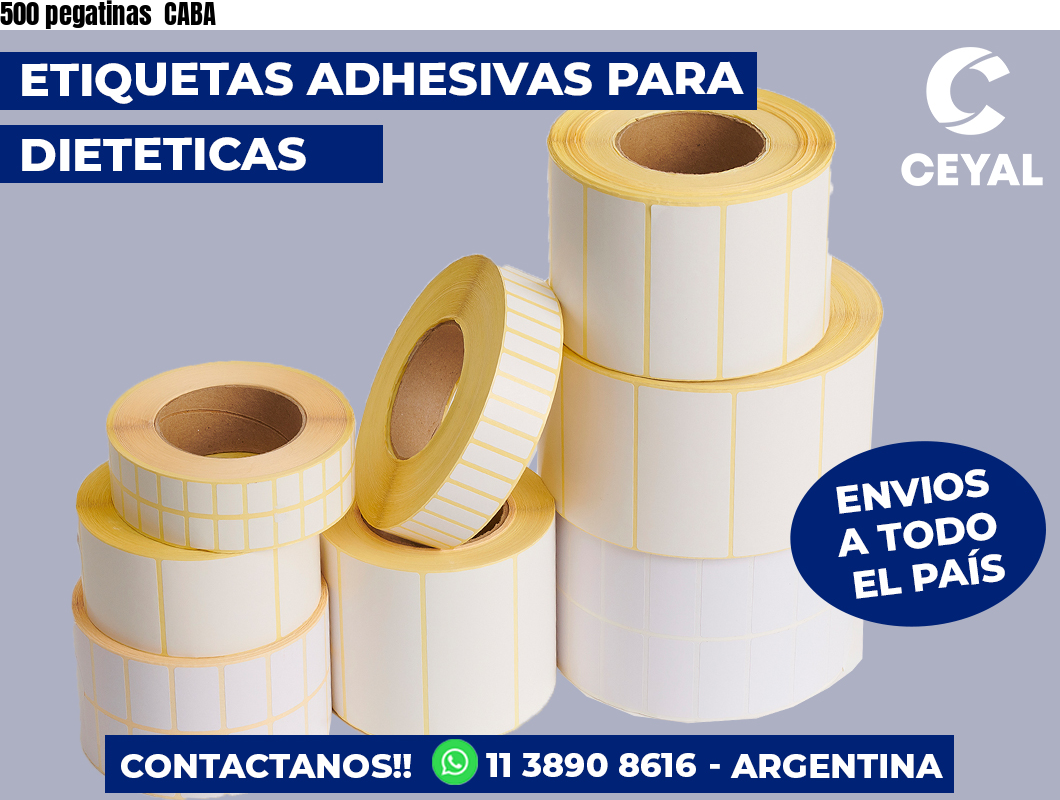 500 pegatinas CABA
