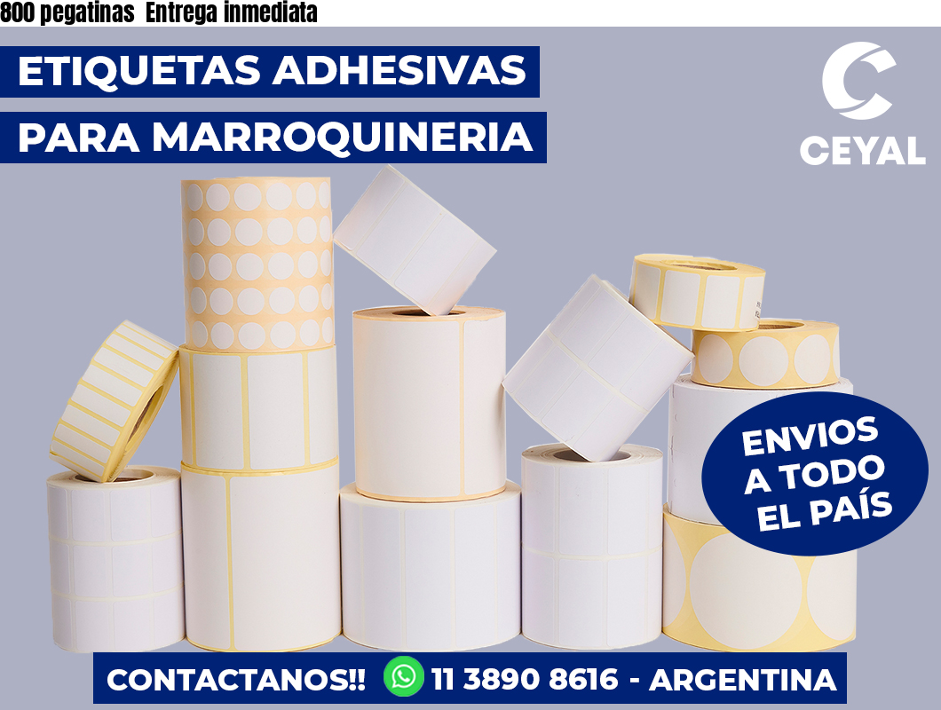 800 pegatinas Entrega inmediata