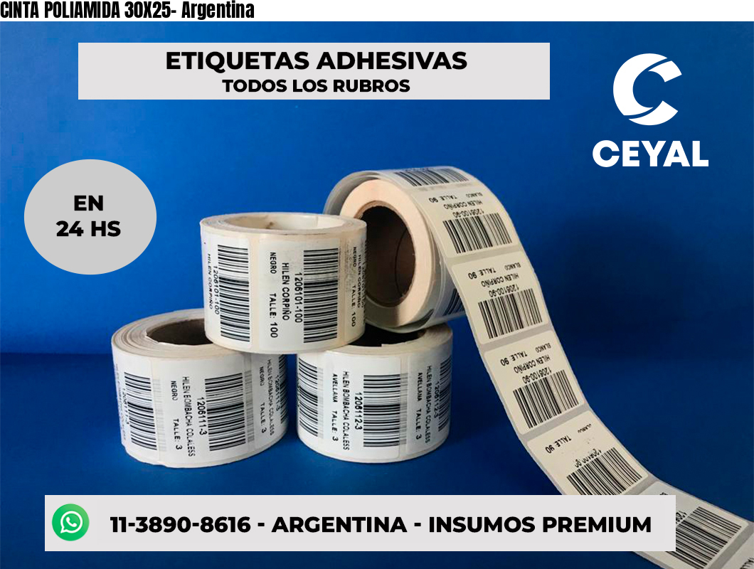 CINTA POLIAMIDA 30X25- Argentina