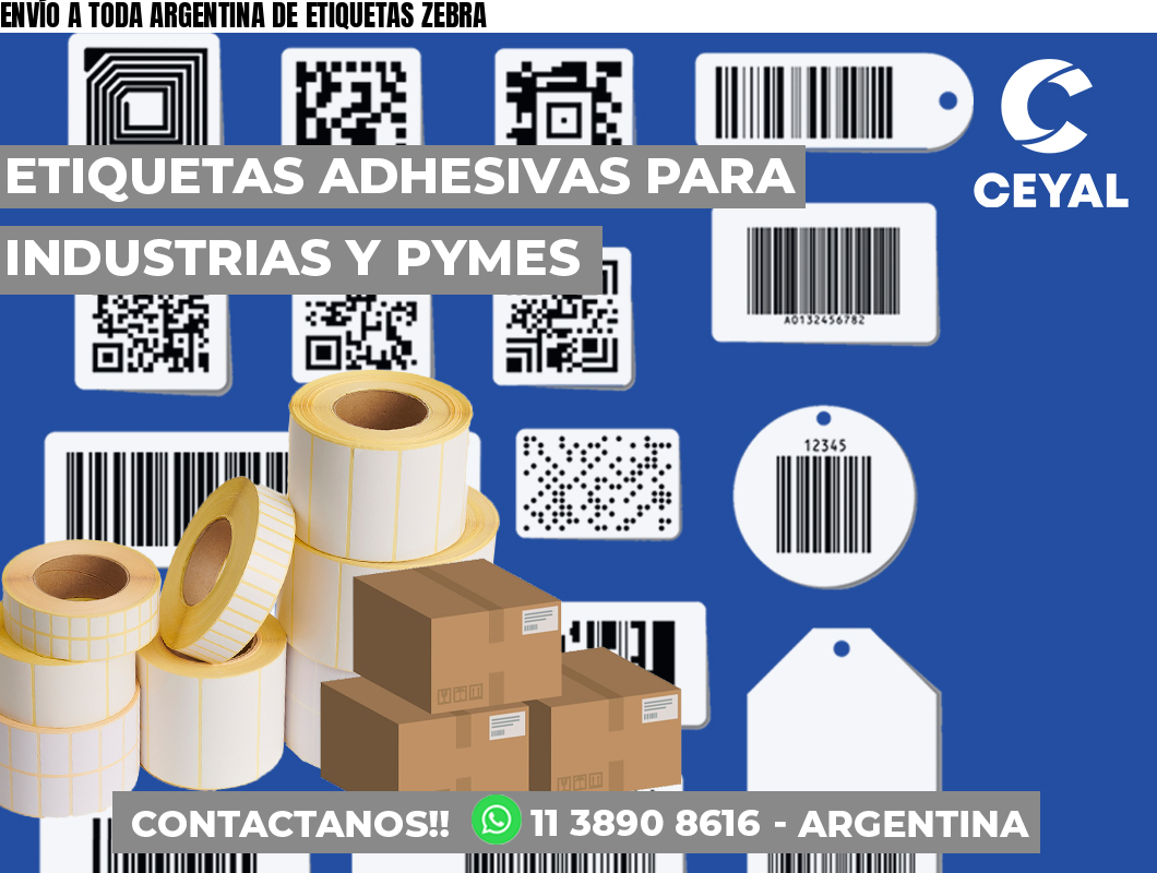 ENVÍO A TODA ARGENTINA DE ETIQUETAS ZEBRA