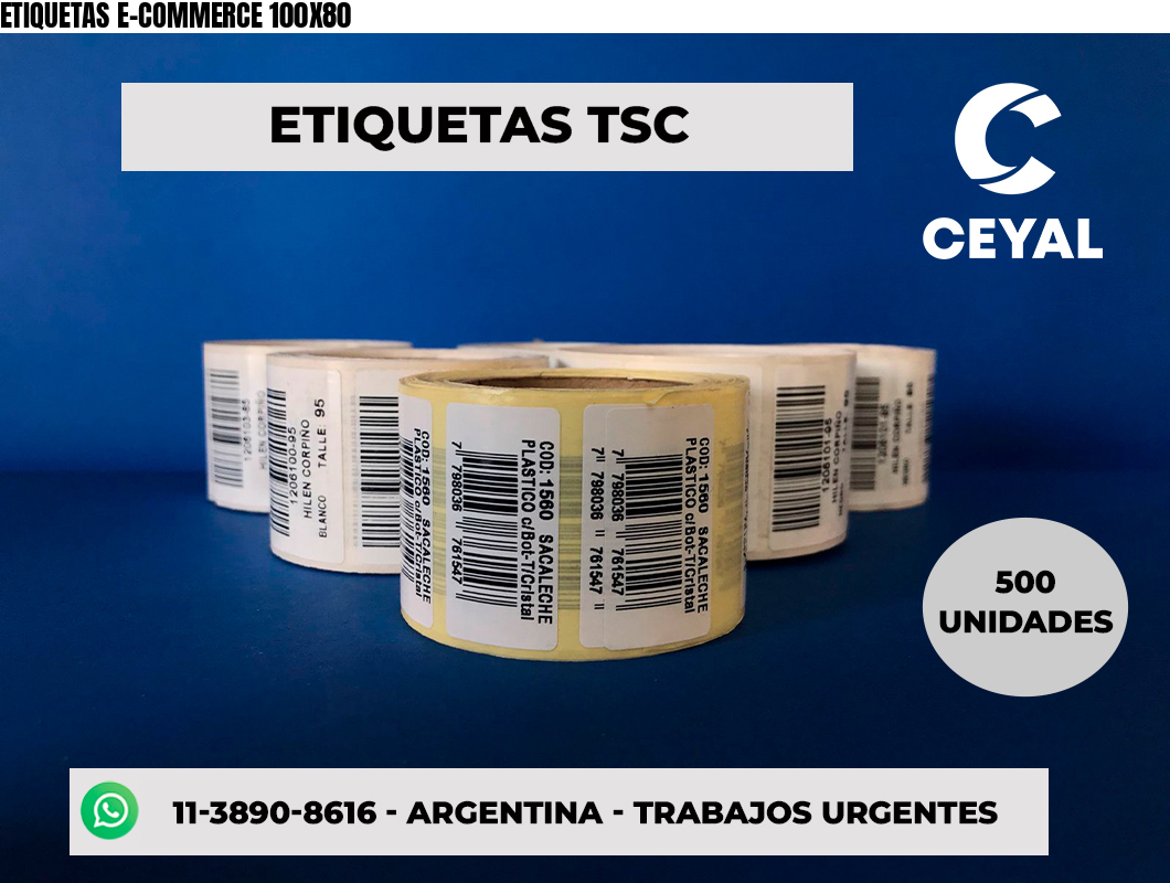 ETIQUETAS E-COMMERCE 100X80