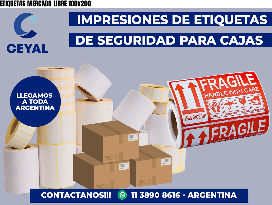 ETIQUETAS MERCADO LIBRE 100×200