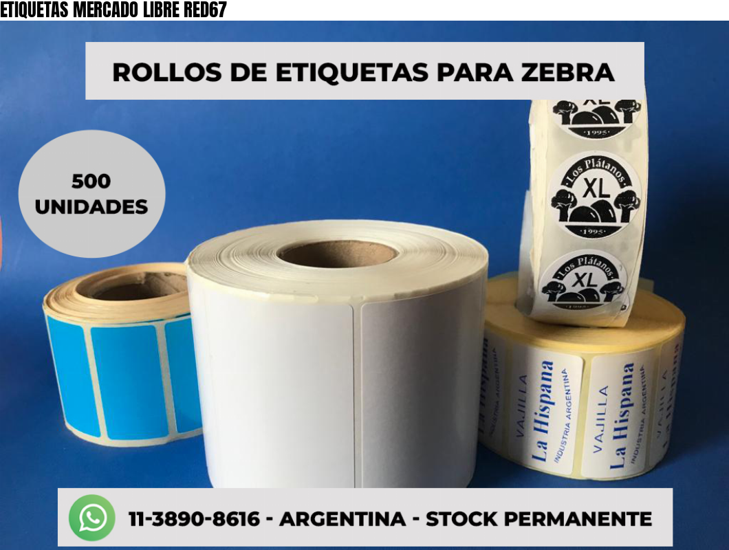 ETIQUETAS MERCADO LIBRE RED67