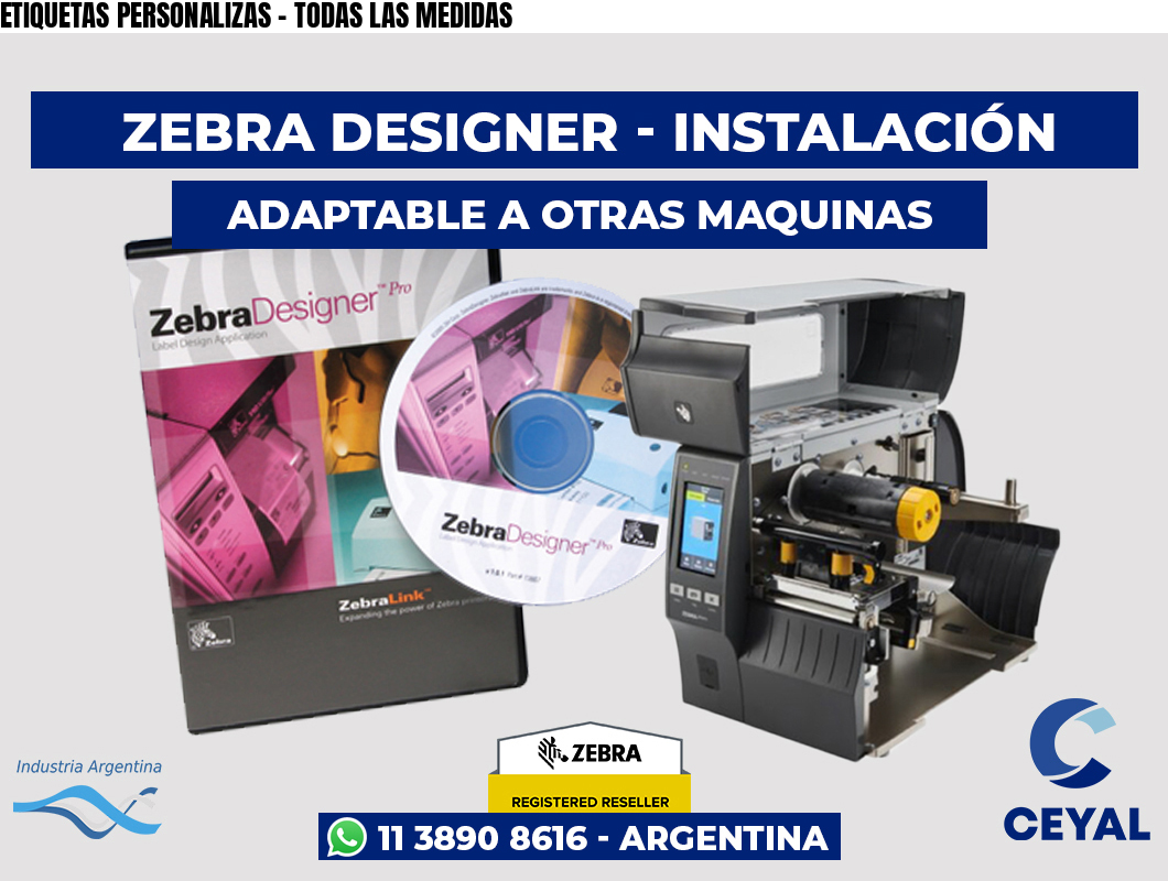 ETIQUETAS PERSONALIZAS - TODAS LAS MEDIDAS