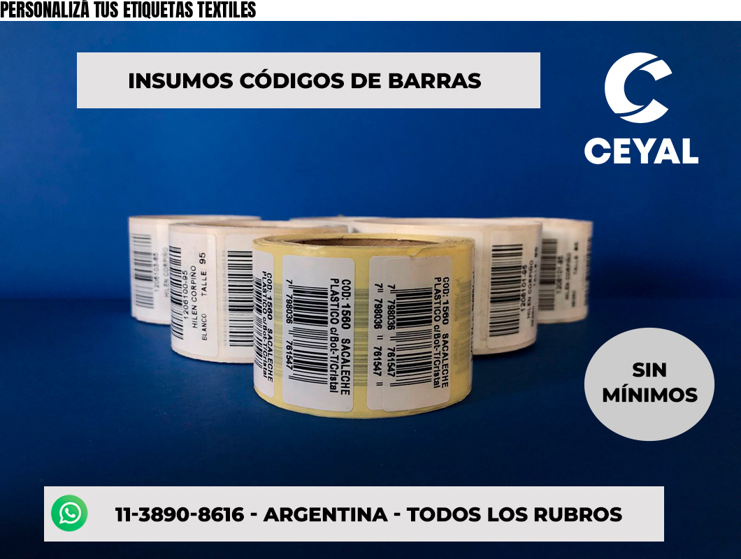 PERSONALIZÁ TUS ETIQUETAS TEXTILES