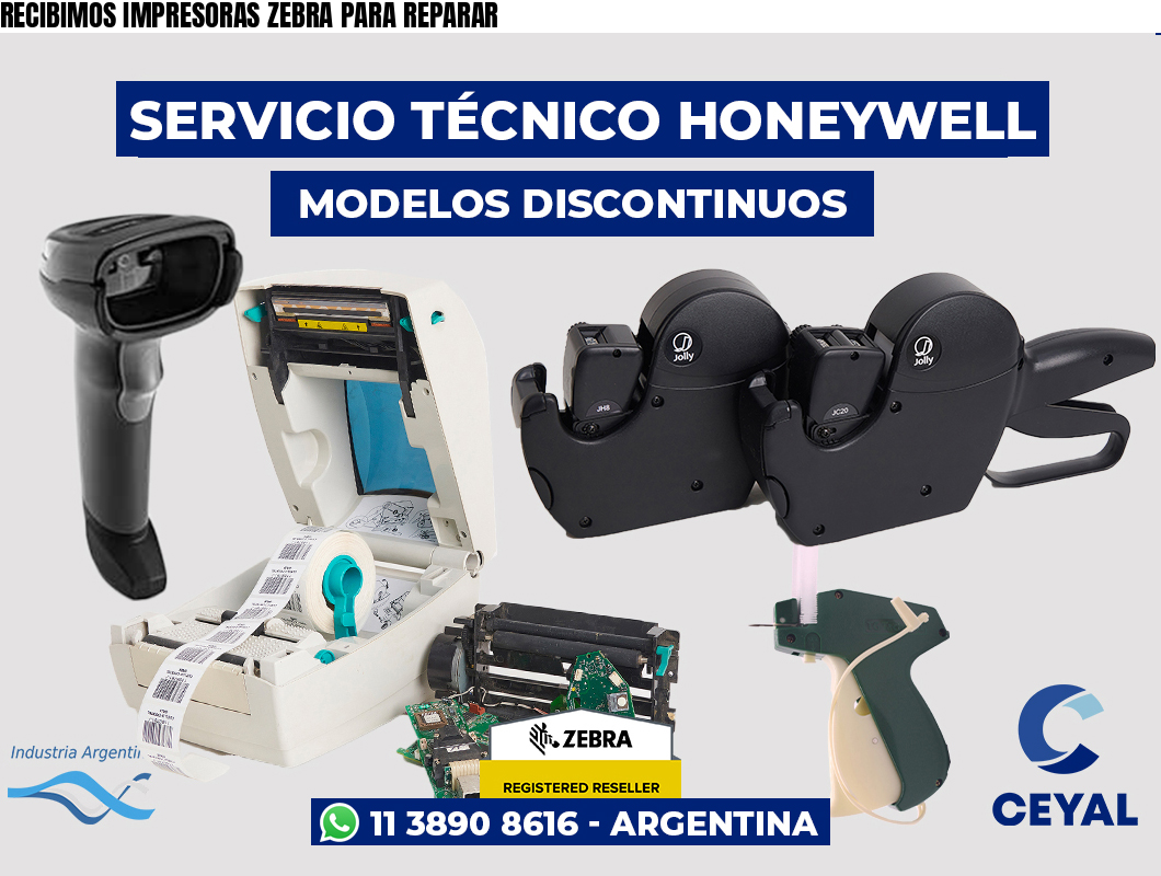 RECIBIMOS IMPRESORAS ZEBRA PARA REPARAR