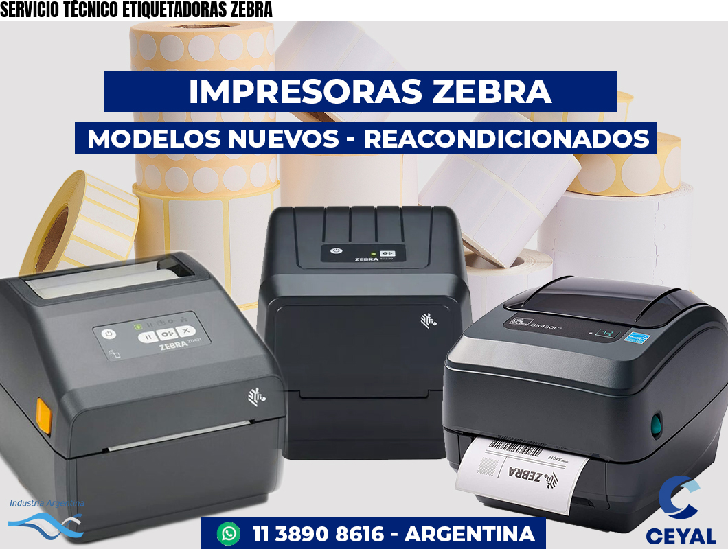 SERVICIO TÉCNICO ETIQUETADORAS ZEBRA