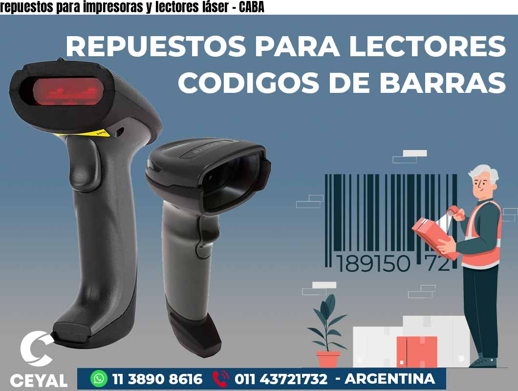 repuestos para impresoras y lectores láser - CABA