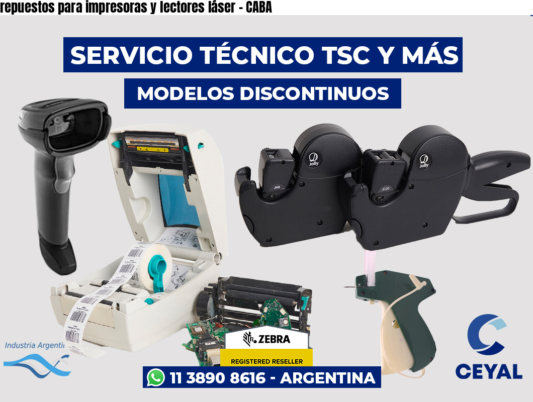 repuestos para impresoras y lectores láser – CABA