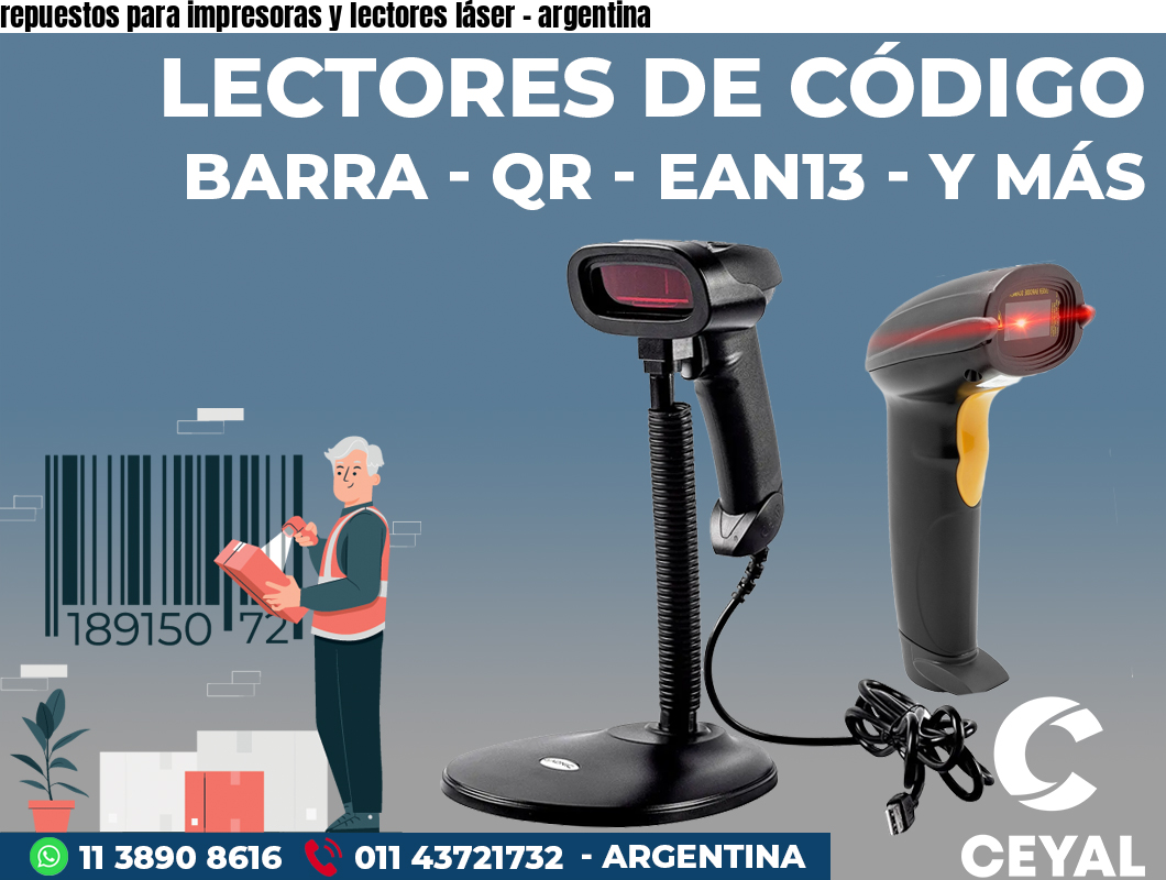 repuestos para impresoras y lectores láser - argentina