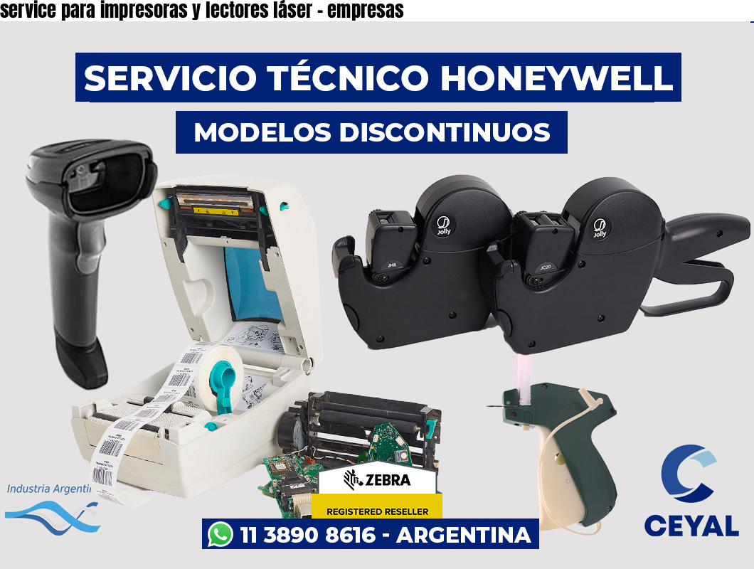 service para impresoras y lectores láser – empresas