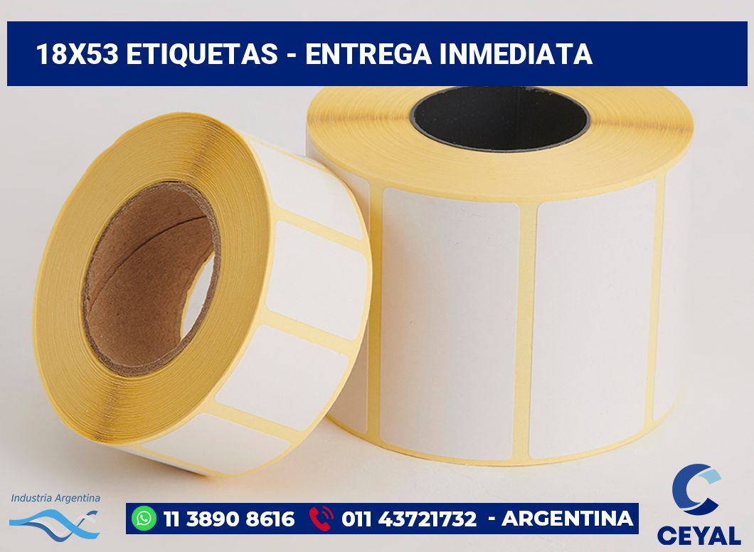 18x53 Etiquetas