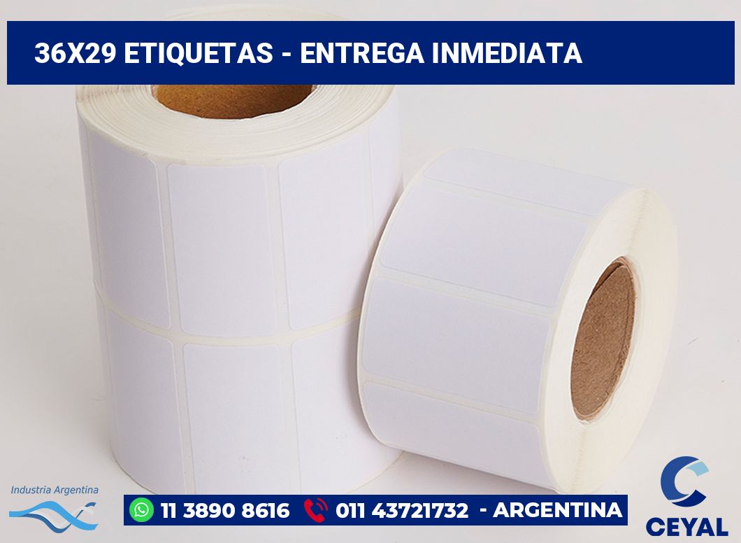 36×29 Etiquetas