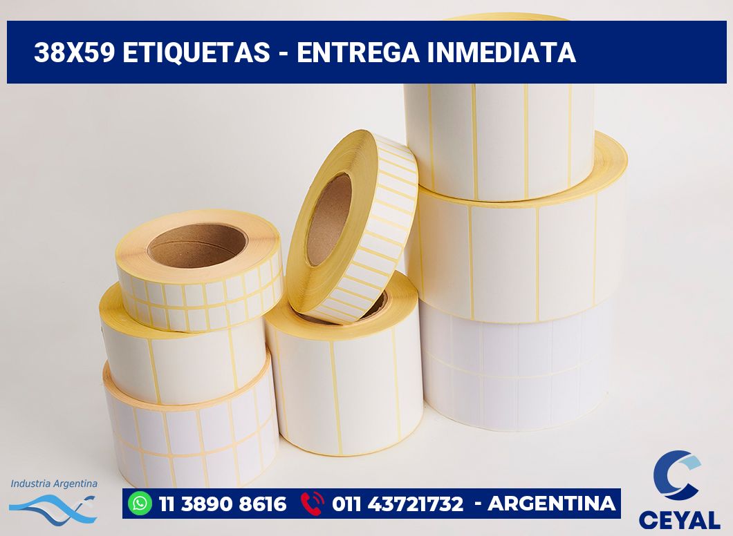 38x59 Etiquetas