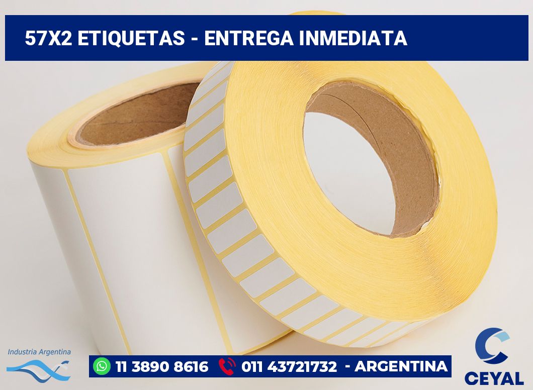 57×2 Etiquetas
