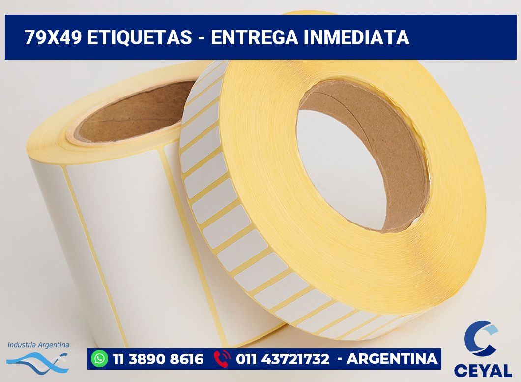 79×49 Etiquetas