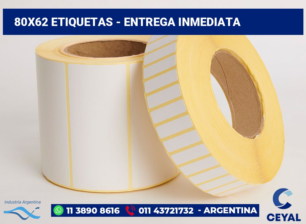 80x62 Etiquetas