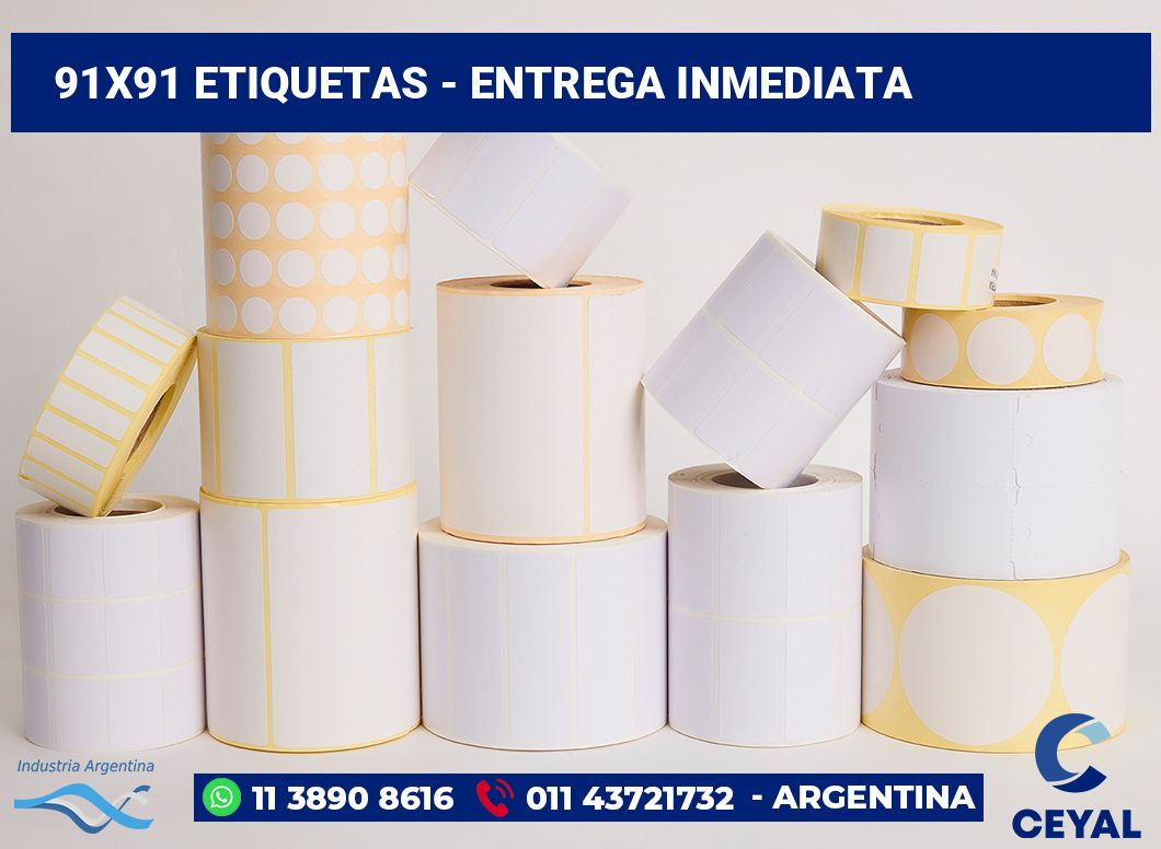 91x91 Etiquetas