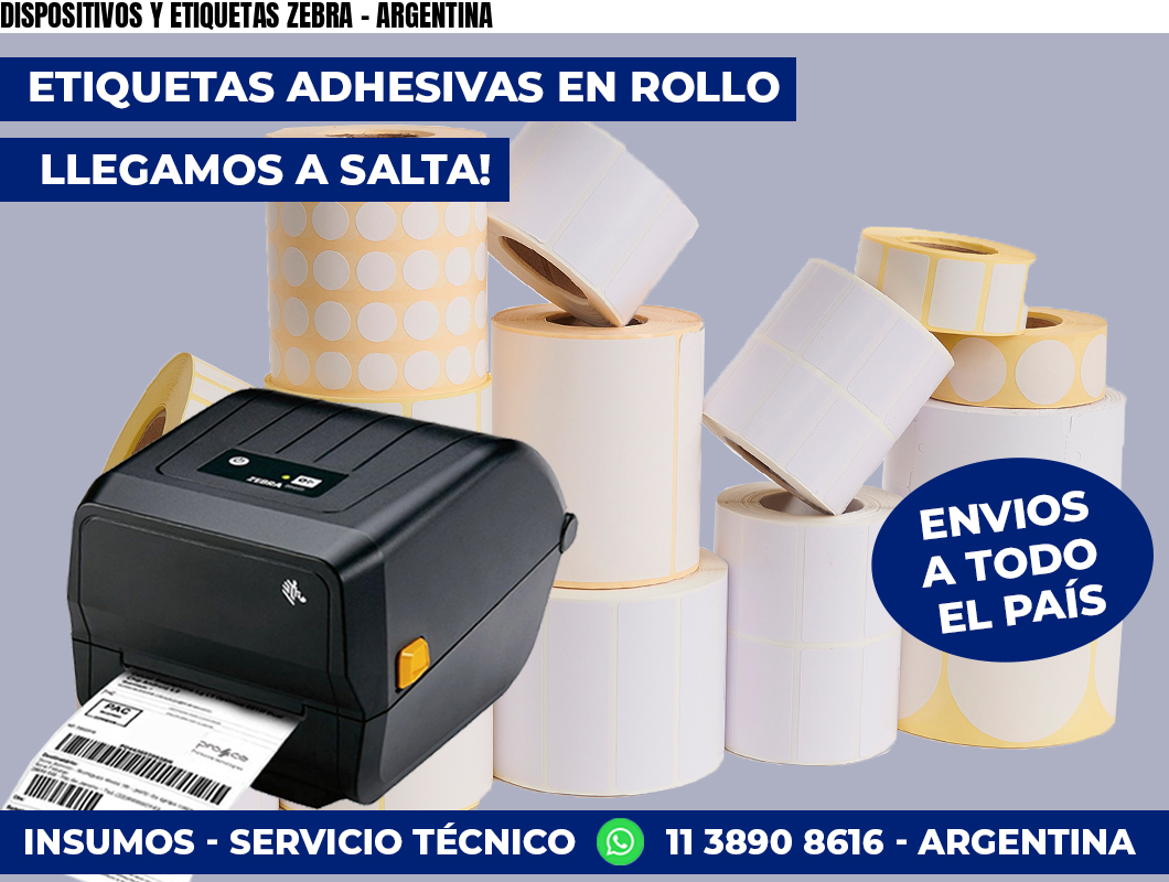 DISPOSITIVOS Y ETIQUETAS ZEBRA – ARGENTINA