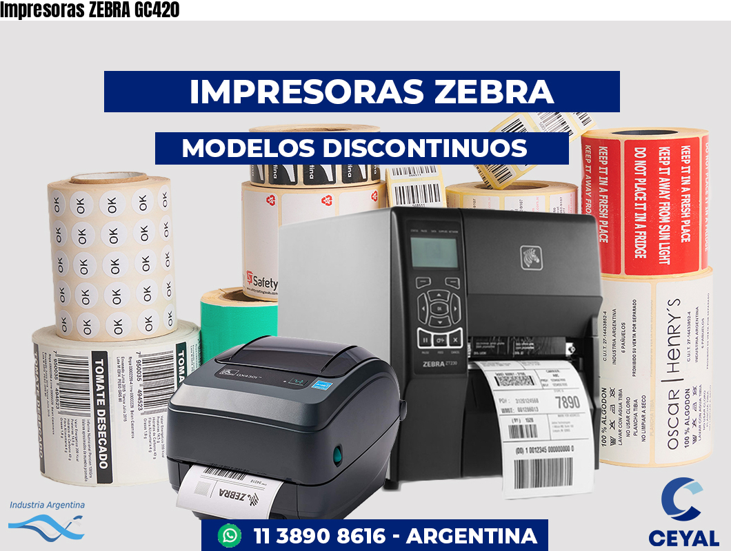 Impresoras ZEBRA GC420