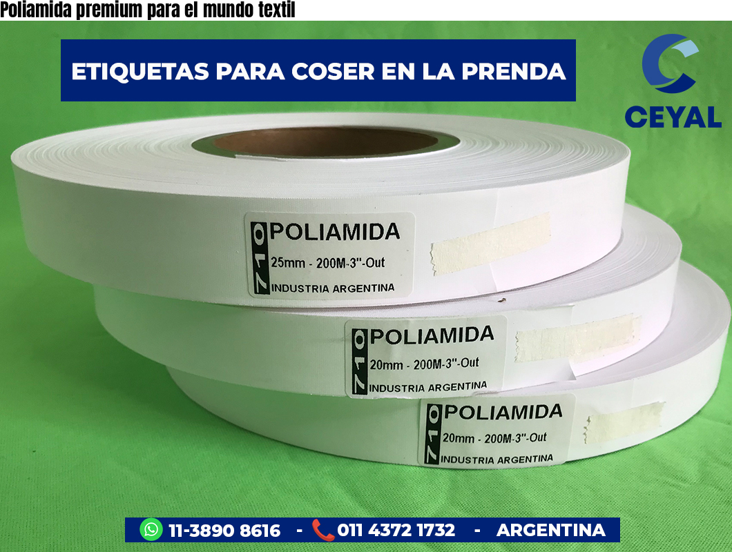 Poliamida premium para el mundo textil