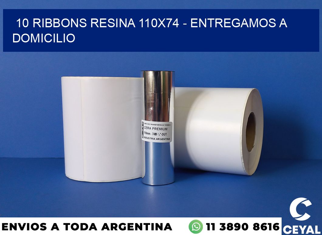 10 Ribbons resina 110×74 – entregamos a domicilio