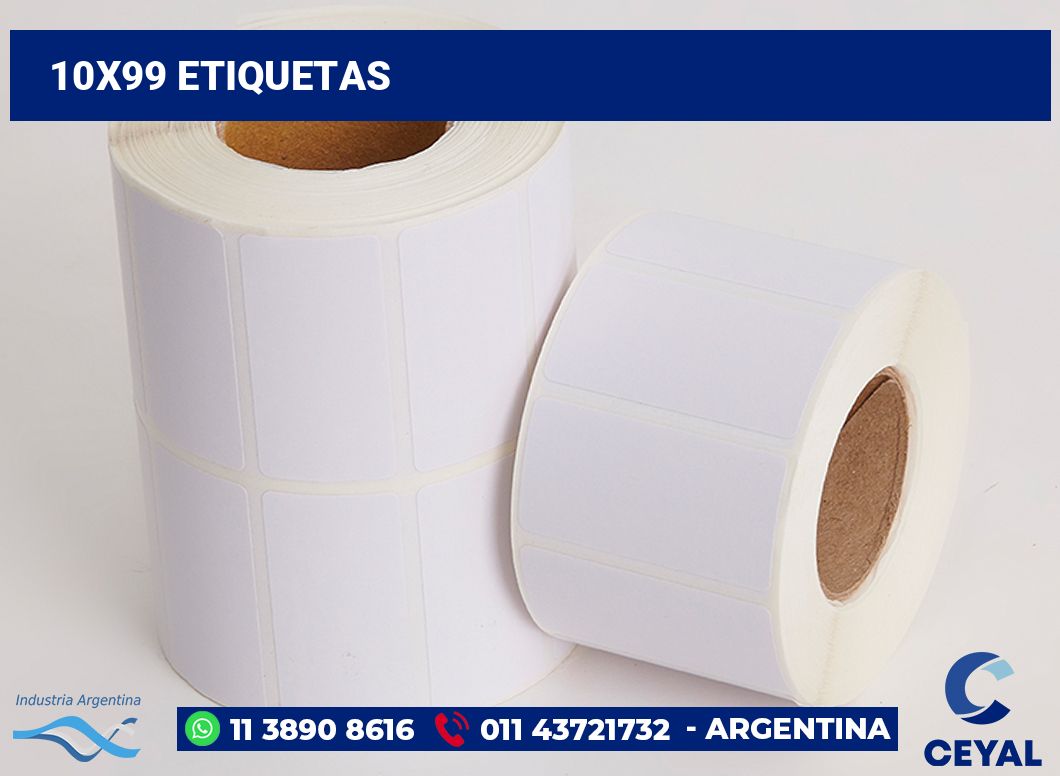 10x99 Etiquetas