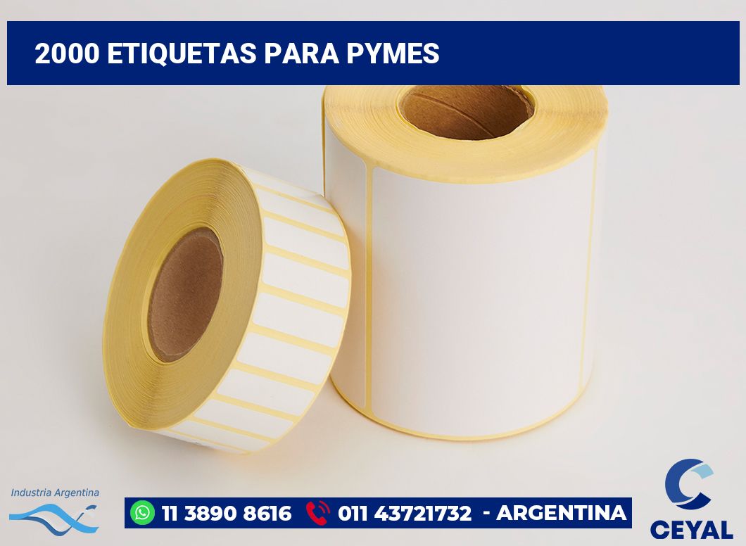2000 Etiquetas para pymes