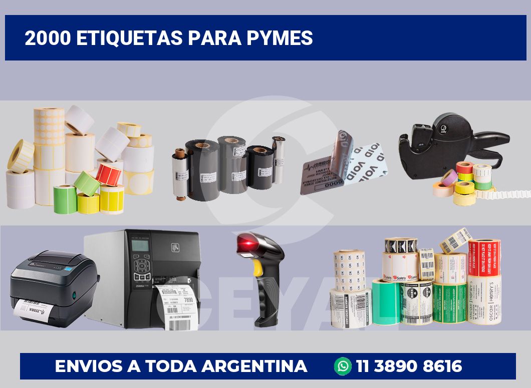 2000 Etiquetas para pymes