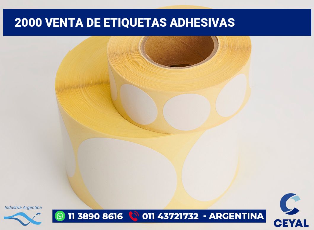 2000 Venta de etiquetas adhesivas