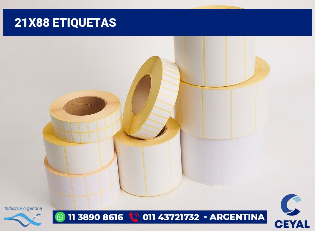 21x88 Etiquetas
