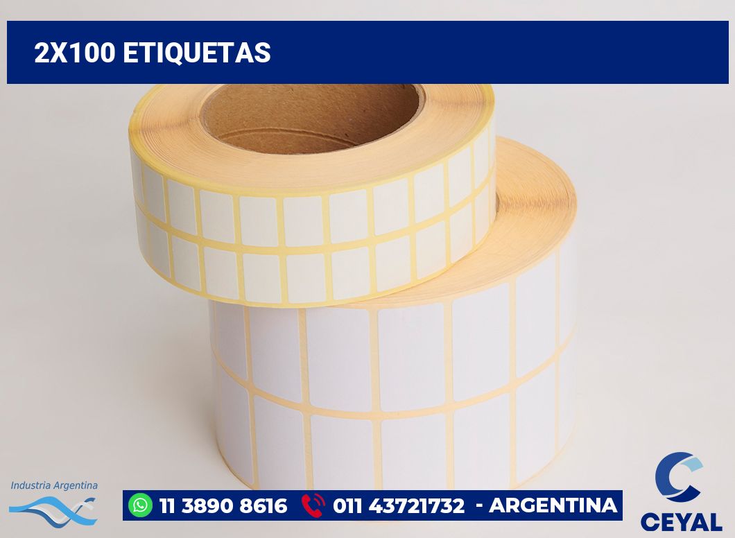 2x100 Etiquetas