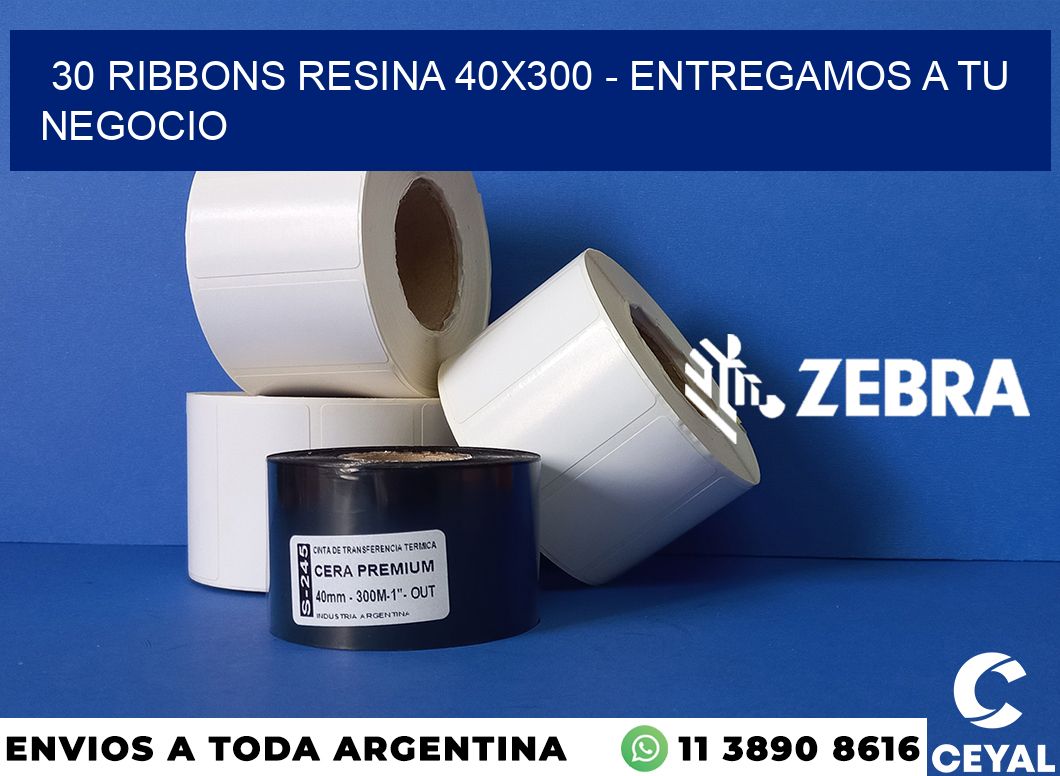 30 Ribbons resina 40x300 - entregamos a tu negocio