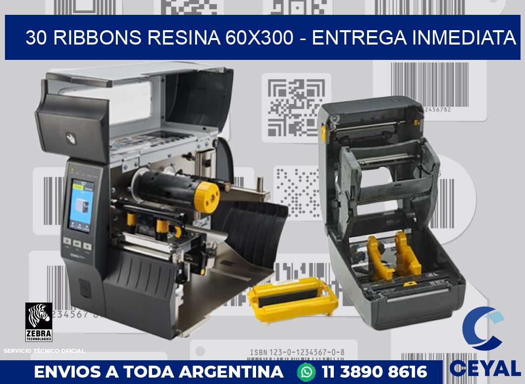 30 Ribbons resina 60x300 - Entrega inmediata