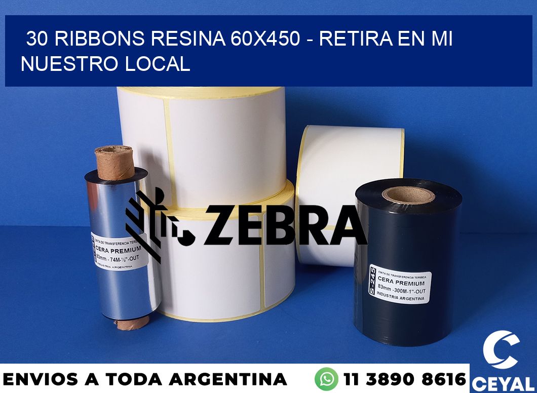 30 Ribbons resina 60x450 - retira en mi nuestro local