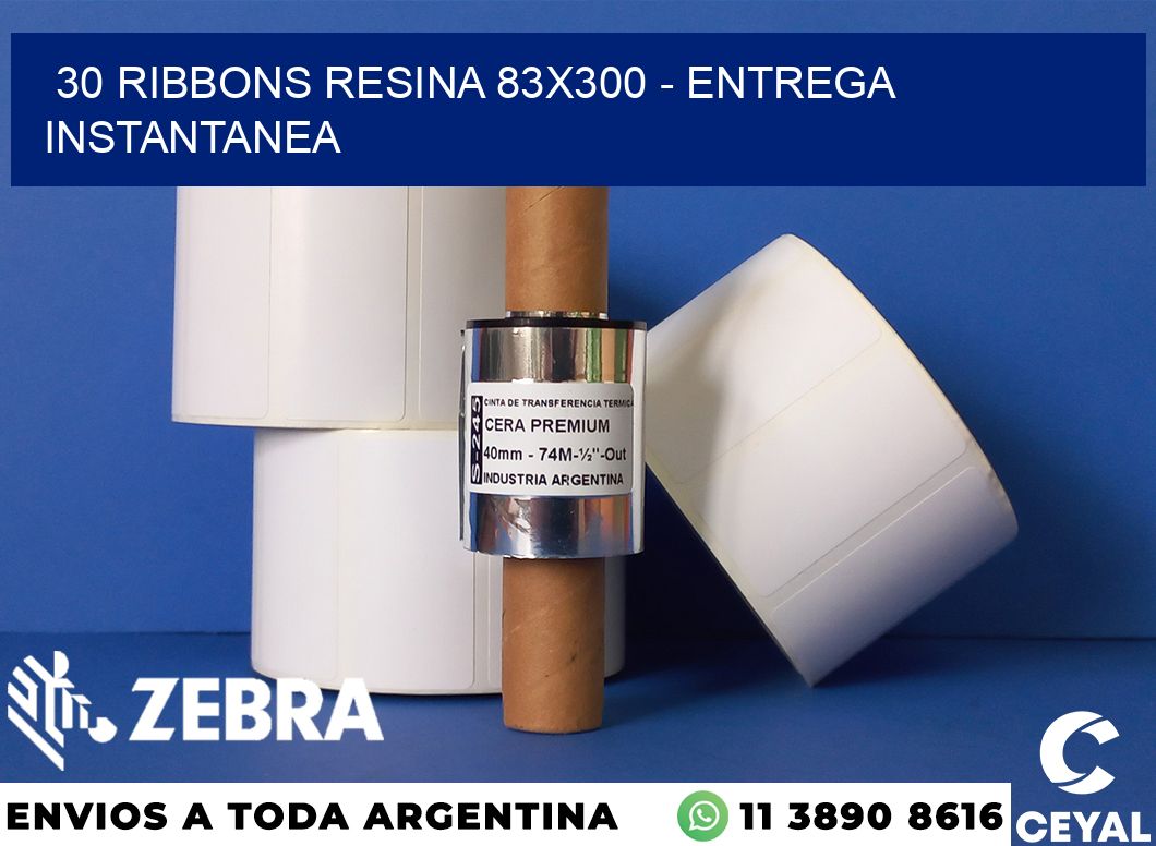 30 Ribbons resina 83x300 - entrega instantanea